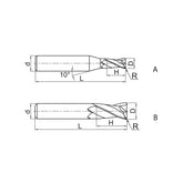 Solid carbide milling Torus mill High-performance machining PM-2R - Makotools Industrial Supply Tools for Metal Cutting